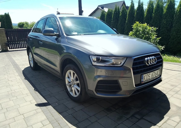 Audi Q3 cena 81500 przebieg: 85000, rok produkcji 2017 z Głubczyce małe 79